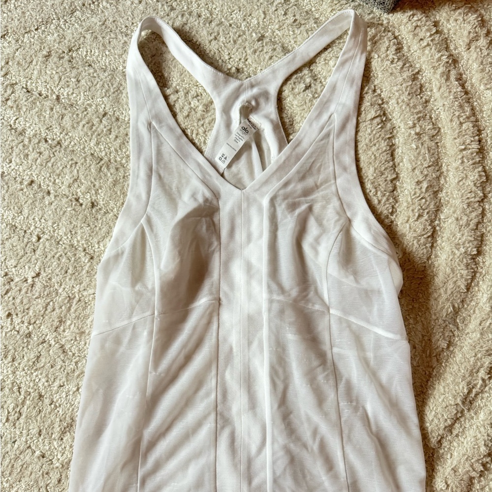 NWOT ALO tank top (White/XS)